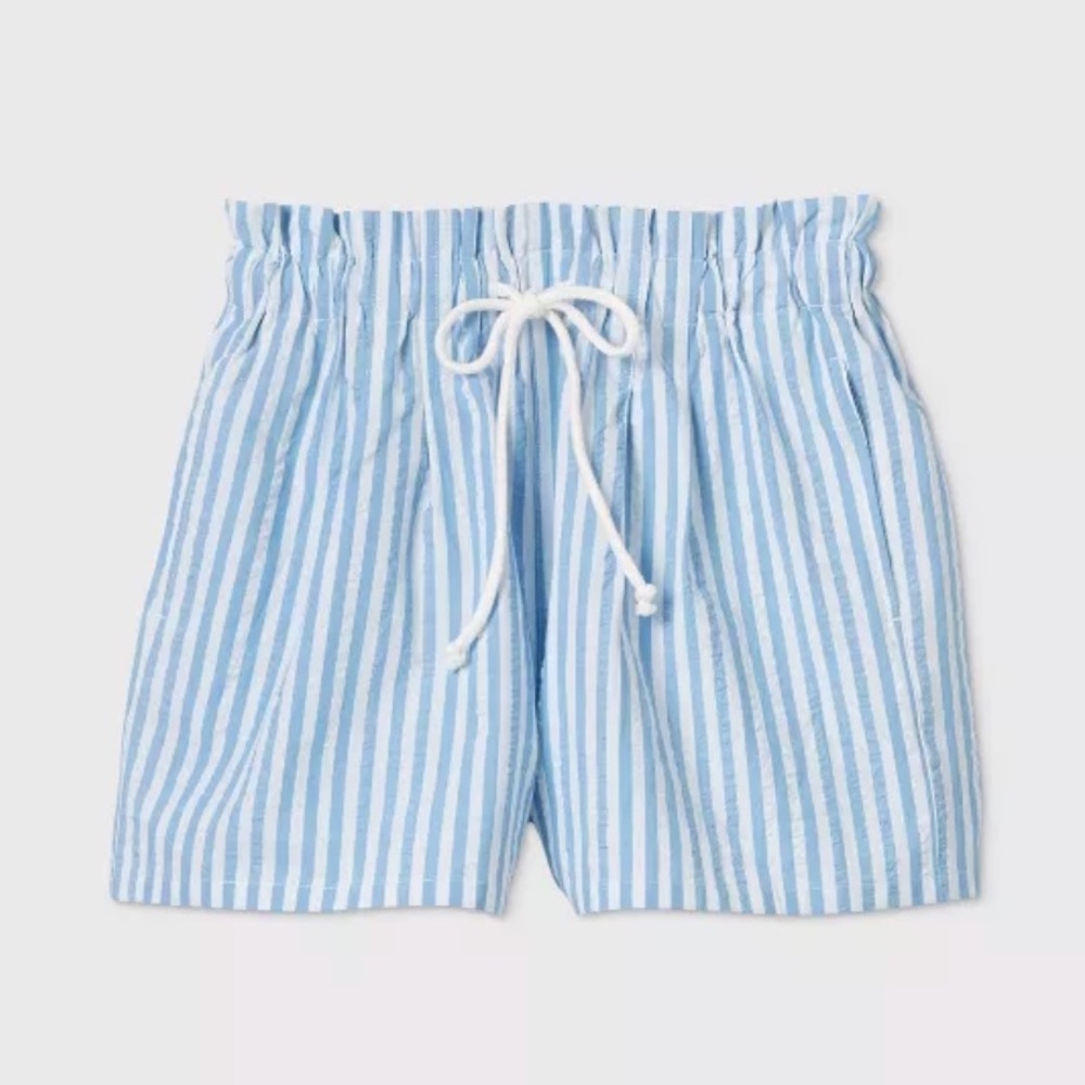 Wild Fable Beach Striped Shorts w Drawstring